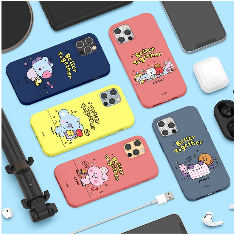 BT21 Official Little Buddy Samsung Phone Case Galaxy S21 S22 S23 Soft Case