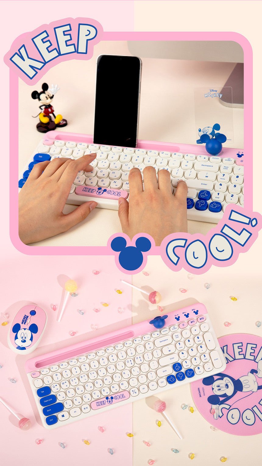 Disney Mickey Mouse Bluetooth multipairing Wireless keyboard 2022