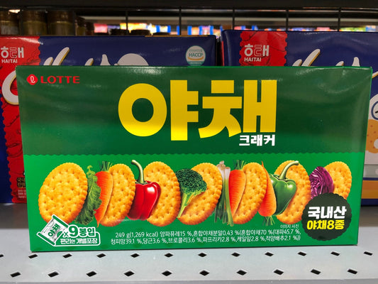 K-Mart KFood LOTTE Vegetable Crackers SNACKS