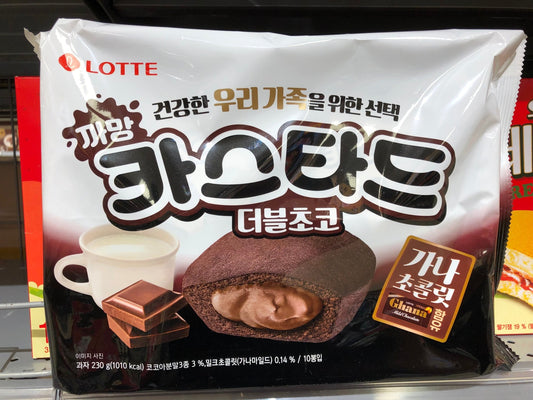 K-Mart KFood LOTTE Double Chocolate Custard SNACKS