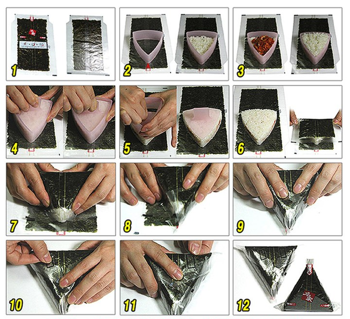 Korean Food Triangular Kimbap Making Kit