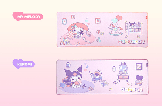 Sanrio MyMelody Kuromi Official Mouse Long Pad