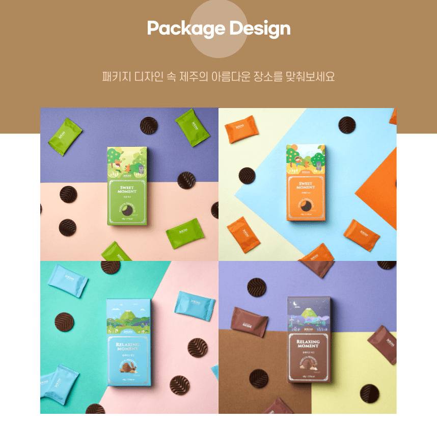 Jeju Moment Chocolate 8pcs(1box) / South Korea / jeju island gift