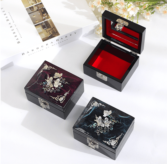 Korean Traditional Mother-of-pearl Mini jewelry box