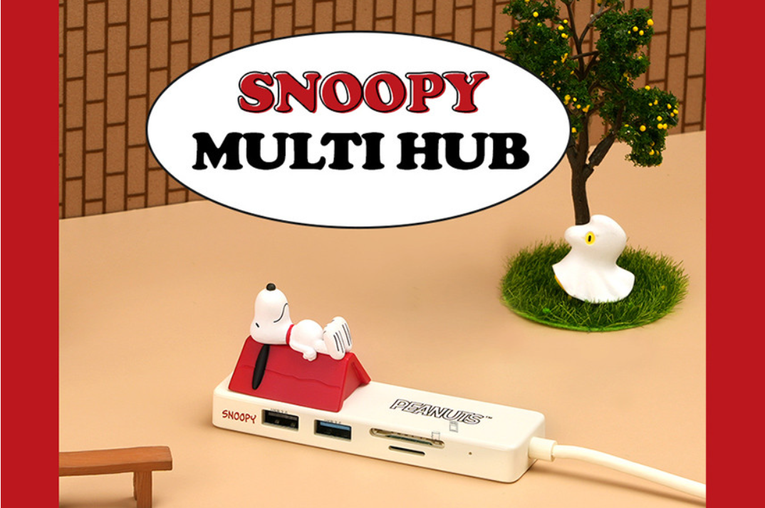 Snoopy Peanuts 5in1  Multi USB 3.0 Hub