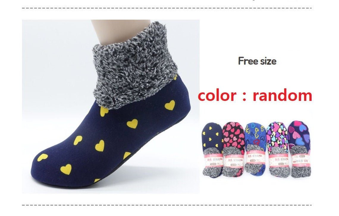 korean grandma Tradition Slippers for Women house shoes socks slipper