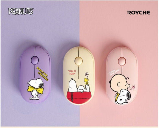 Snoopy Peanuts Bluetooth multipairing Low Noise Wireless Mouse