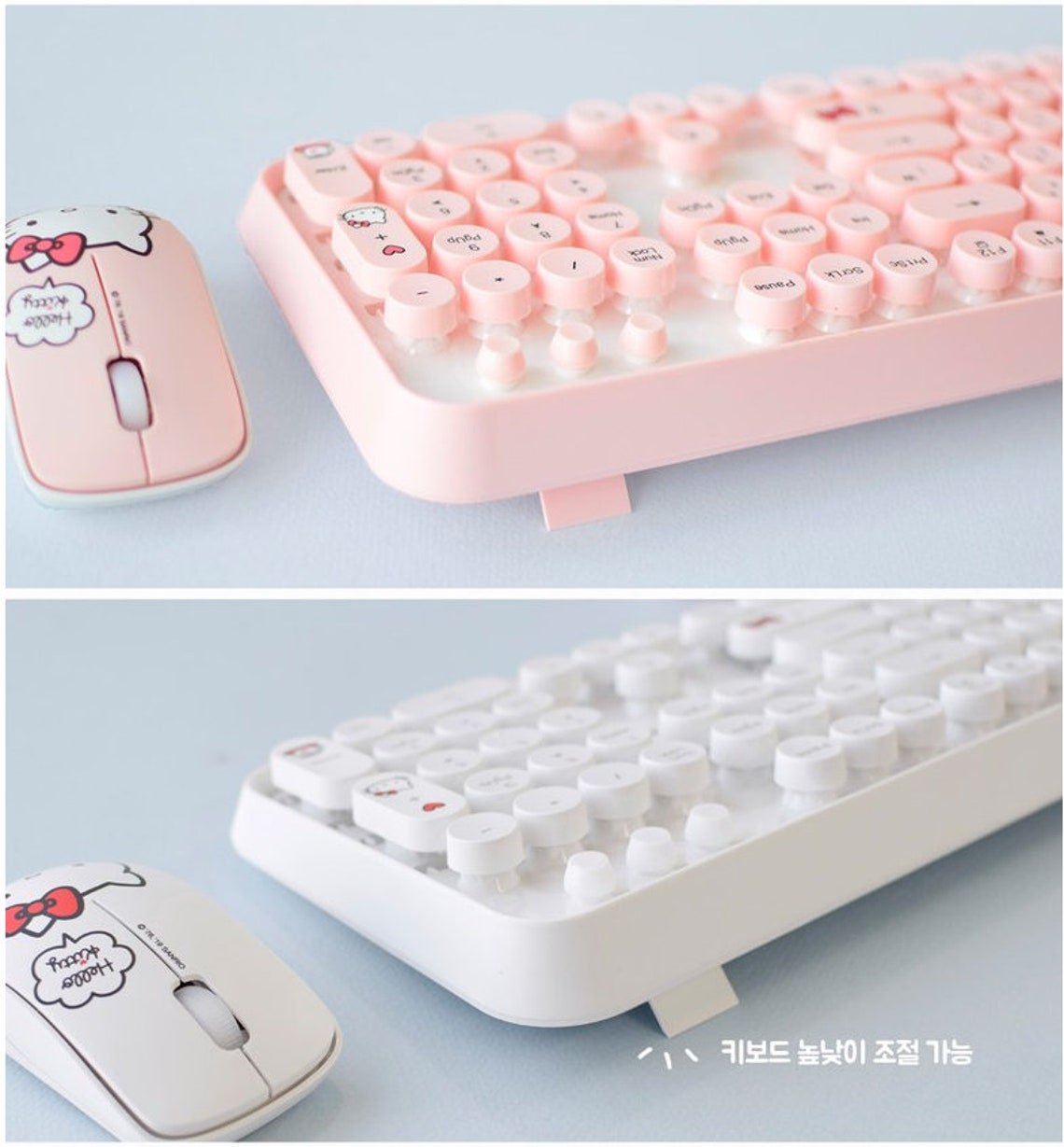 Hello Kitty Sanrio Wireless retro keyboard & Mouse Sets