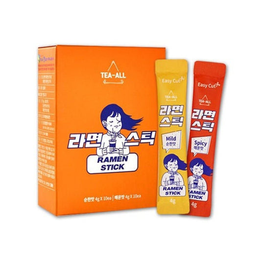 Ramen Soup Stick Tea Bag Spicy 10ea + Mild 10ea