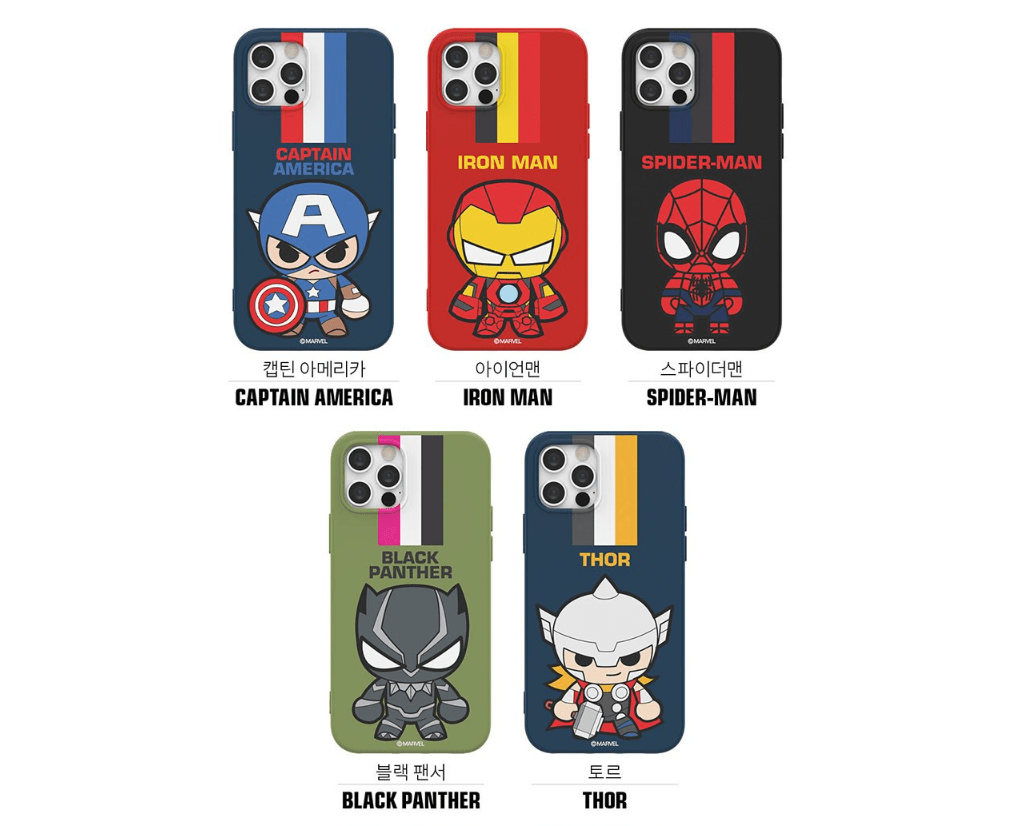 Disney Marvel Mini Heroes Official Apple iphone 13 Soft Case